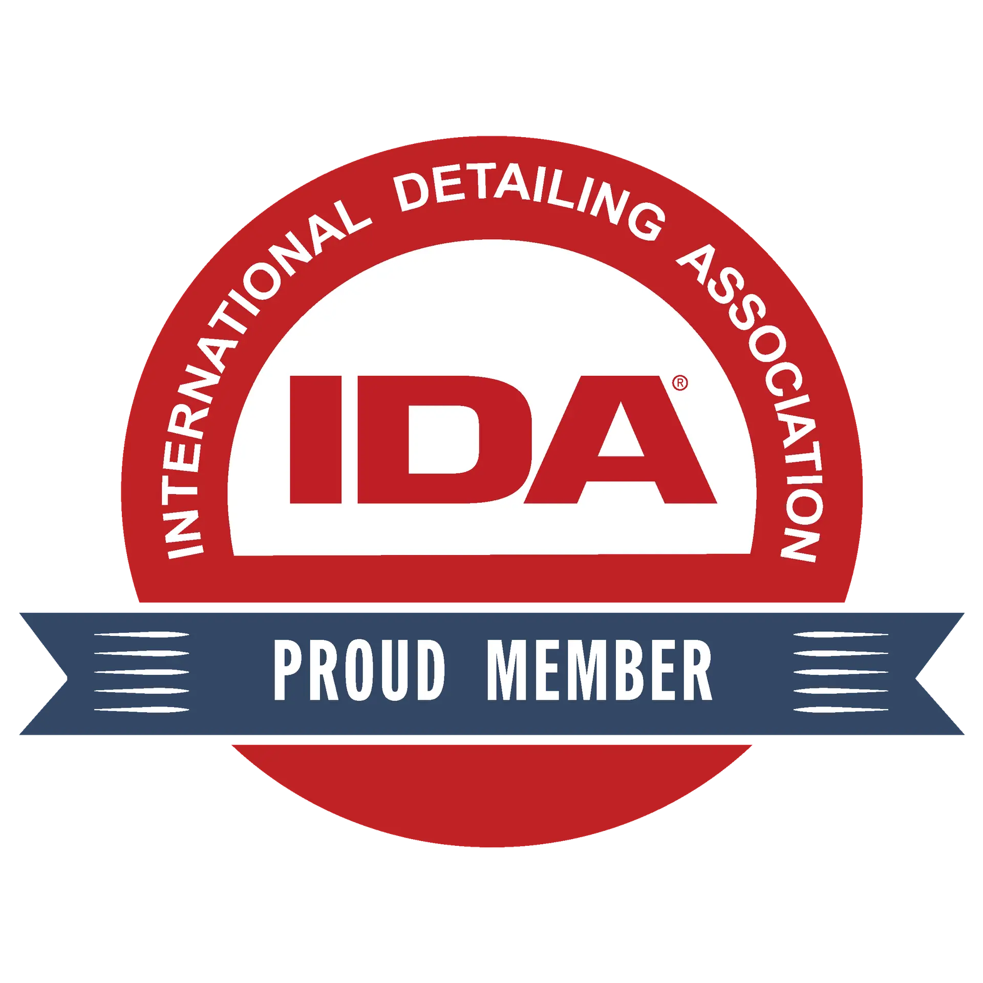 International Detailing Association proud member badge