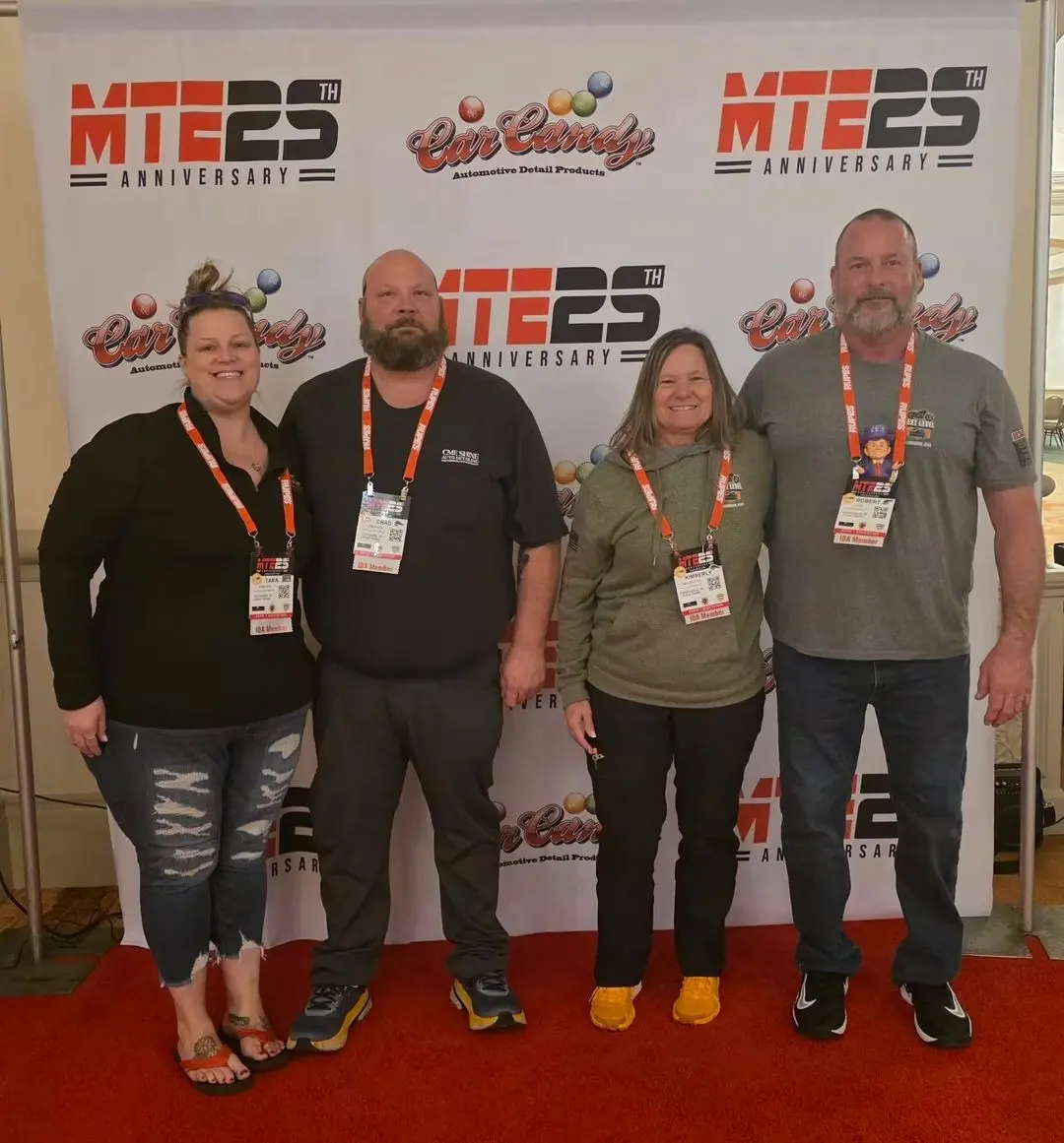 Chad Emerson with industry professionals at Mobile Tech Expo