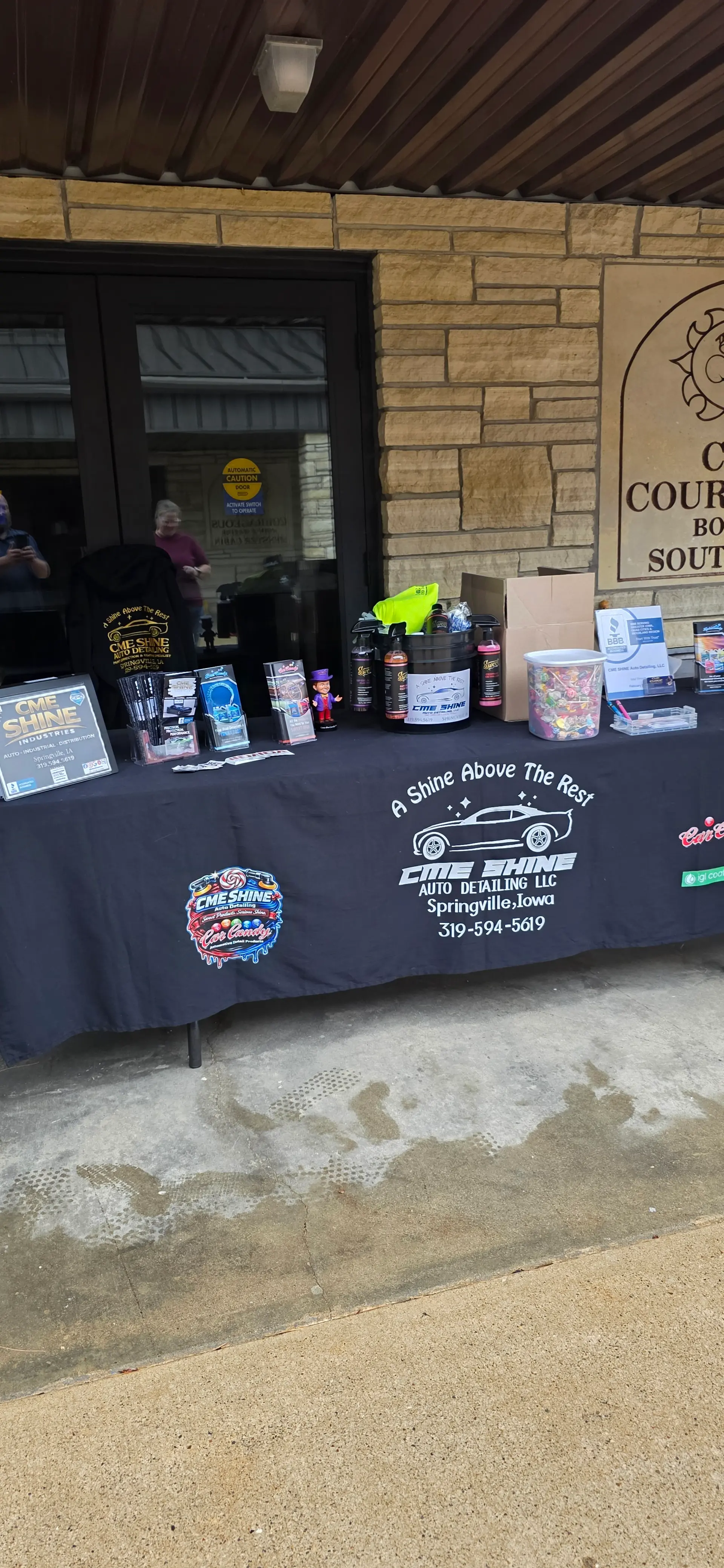 Vehicle sponsored by CME Shine Industries
